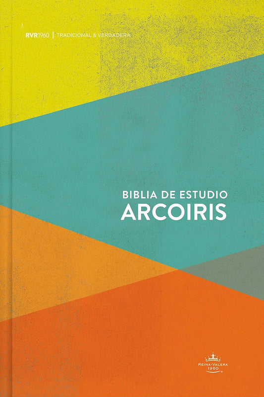 Biblia RVR 1960 de Estudio Arco Iris Multicolor Tapa Dura