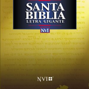 BIBLIA LETRA GIGANTE NUEVA VERSION INTERNACIONAL. TAPA DURA. CON INDICE. COLOR NEGRO