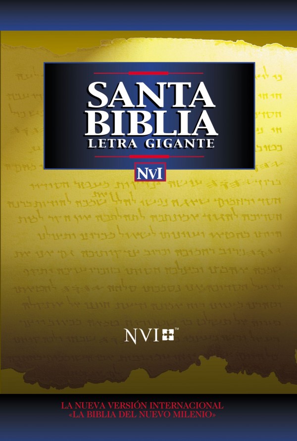 BIBLIA LETRA GIGANTE NUEVA VERSION INTERNACIONAL. TAPA DURA. CON INDICE. COLOR NEGRO
