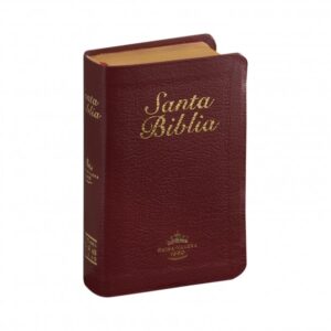 BIBLIA REINA VALERA 1960. TAMAÑO BOLSILLO. IMITACION PIEL. COLOR VINO.
