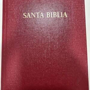 BIBLIA REINA VALERA REVISADA. TAPA DURA. COLOR ROJO.