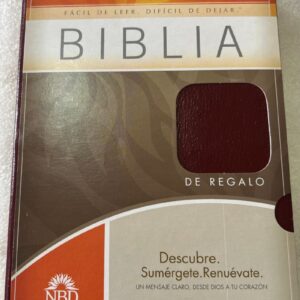 BIBLIA DE REGALO NUEVA BIBLIA AL DIA. IMITACION PIEL. COLOR ROJIZO