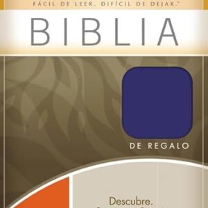 BIBLIA REGALO NUEVA BIBLIA AL DIA. IMITACION PIEL. COLOR AZUL.