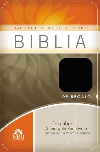 BIBLIA REGALO NUEVA BIBLIA AL DIA. IMITACION PIEL. COLOR AZUL.