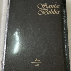 BIBLIA REINA VALERA 1960. IMITACION PIEL. COLOR NEGRO.