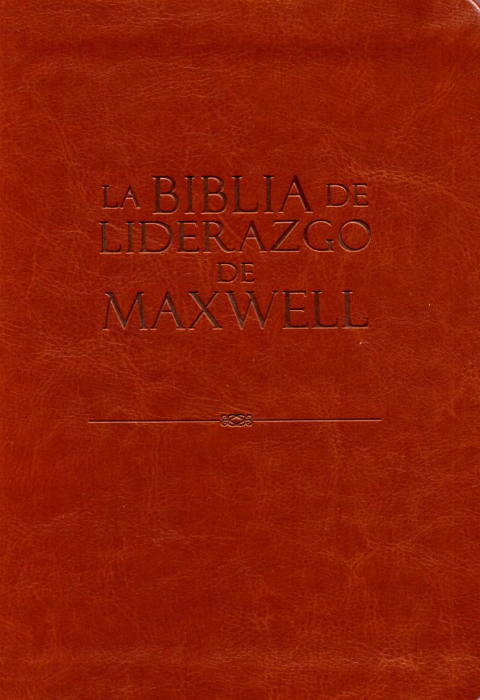 LA BIBLIA DE LIDERAZGO DE MAXWELL ACTUALIZADA Y AMPLIADA REINA VALERA 1960. IMITACION PIEL. COLOR MARRON