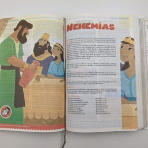 BIBLIA INTERACTIVA NUEVA TRADUCCION VIVIENTE. BLANCO EN TELA PAR COLOREAR.