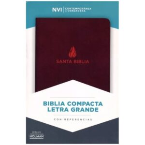 BIBLIA CON LETRA SUPER GIGANTE CON REFERENCIAS NUEVA VERSION INTERNACIONAL. CON INDICE. PIEL. COLOR MARRON