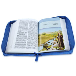 BIBLIA INFANTIL RV2020 CON CREMALLERA AZUL
