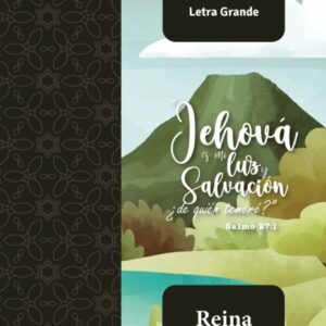 BIBLIA RV60 CON CREMALLERA. COLOR NEGRO CON ESTAMPADO CON VERSICULO