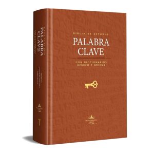 BIBLIA RV60 DE ESTUDIO PALABRA CLAVE. TAPA DURA. COLOR MARRON