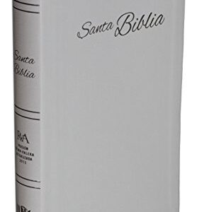 BIBLIA RV ACTUALIZADA 2015, PIEL, COLOR BLANCA
