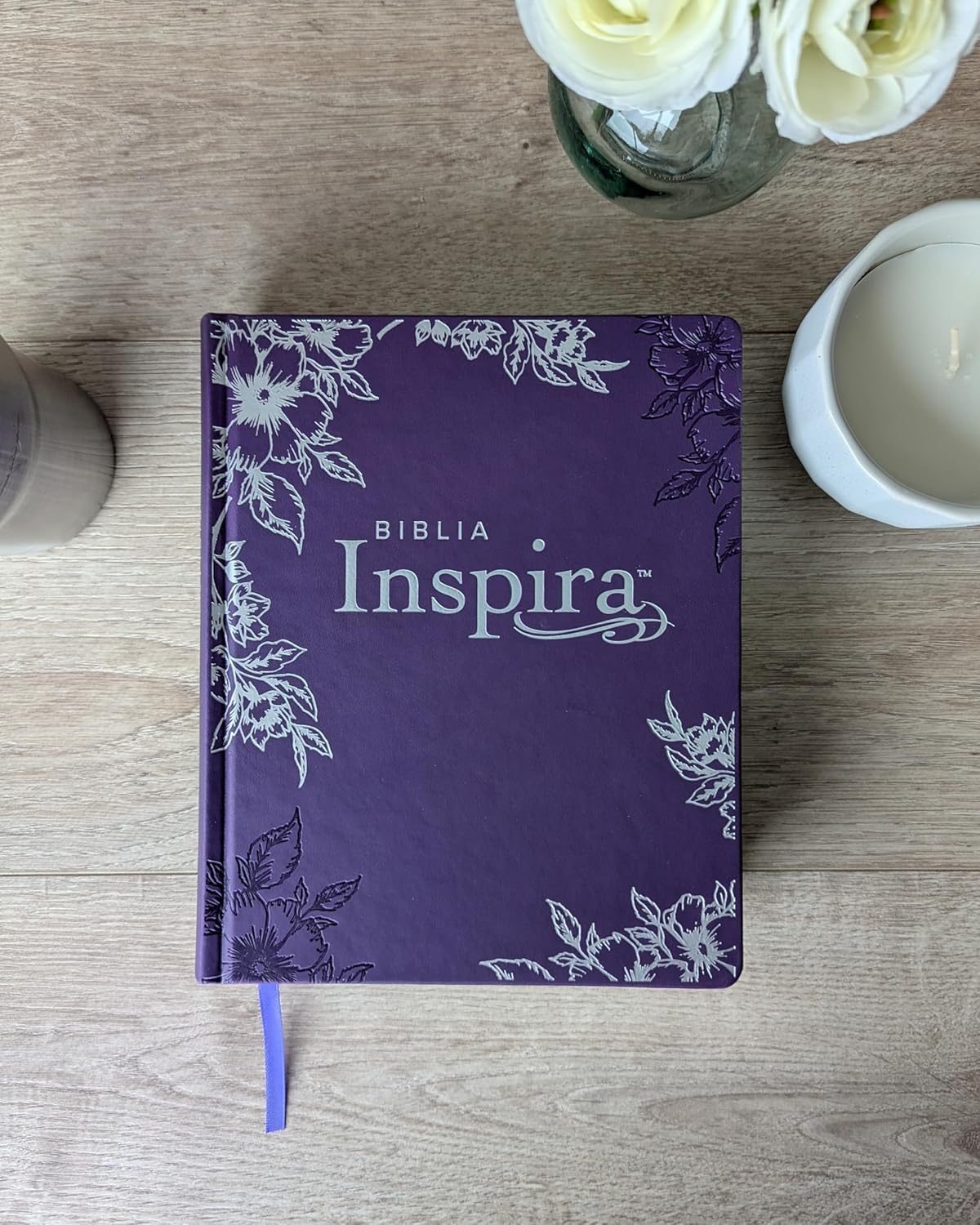 BIBLIA INSPIRA NTV CON FILAMENTTAPA DURA DE SENTIPIEL LAVANDA <br> <br>