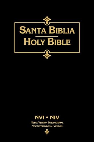 BIBLIA BILINGÜE NUEVA VERSION INTERNACIONAL/NVI. TAPA DURA. COLOR NEGRO.