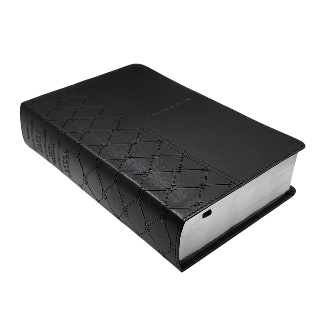 BIBLIA NTV LETRA GRANDE, TAMAÑO MANUAL, SÍMIL PIEL, NEGRO - Imagen 2