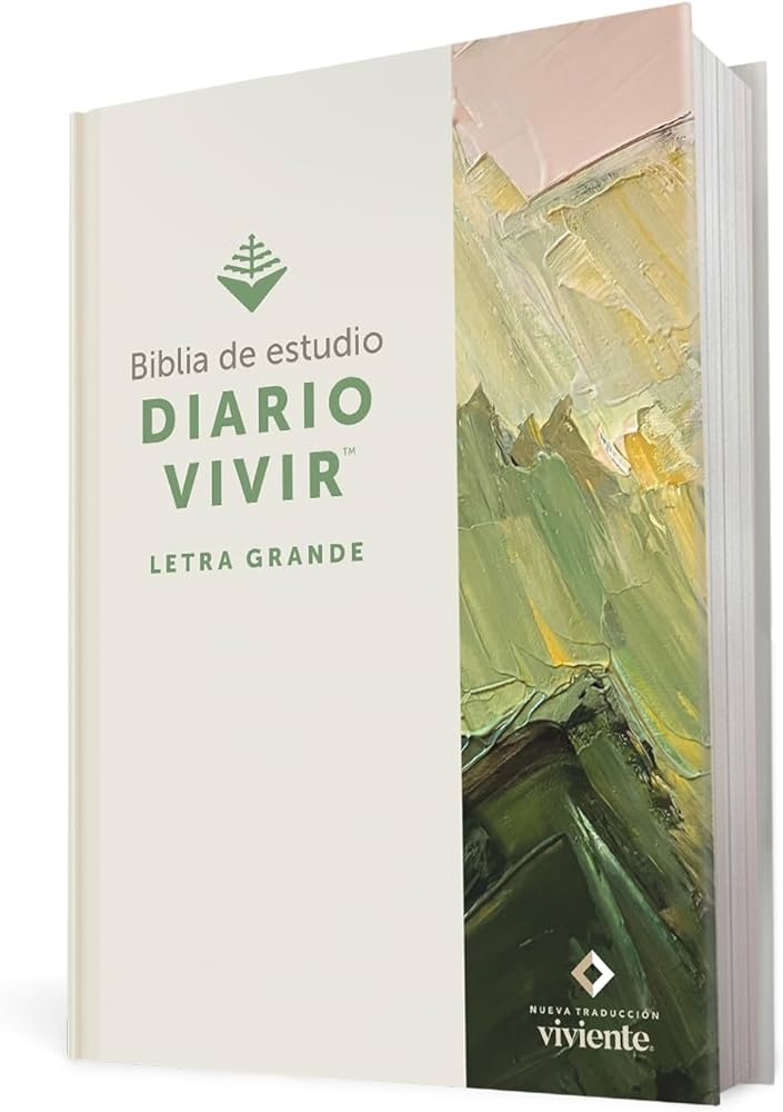 BIBLIA NTV DE ESTUDIO DIARIO VIVIR LETRA GRANDE TAPA DURA