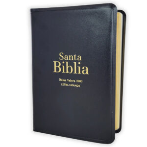 BIBLIA RVR1960 COMPACTA, LETRA GRANDE 11 PUNTOS, SÍMIL PIEL VINILO NEGRA