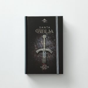 BIBLIA RVR60 TAMAÑO MANUAL  LETRA GRANDE TAPA DURA CON ELASTICO: ESPADA