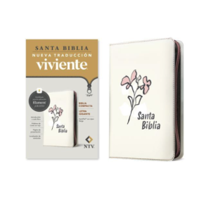 BIBLIA COMPACTA NTV LETRA GIGANTE CON CREMALLERA, CON FILEMENT, SENTIPIEL BEIG